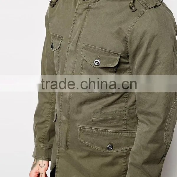 Removable Hood Jacket for Men's photo-3