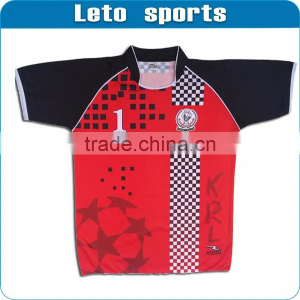 Custom Short Sleeve Rugby Shirts Superman Rugby Shirt