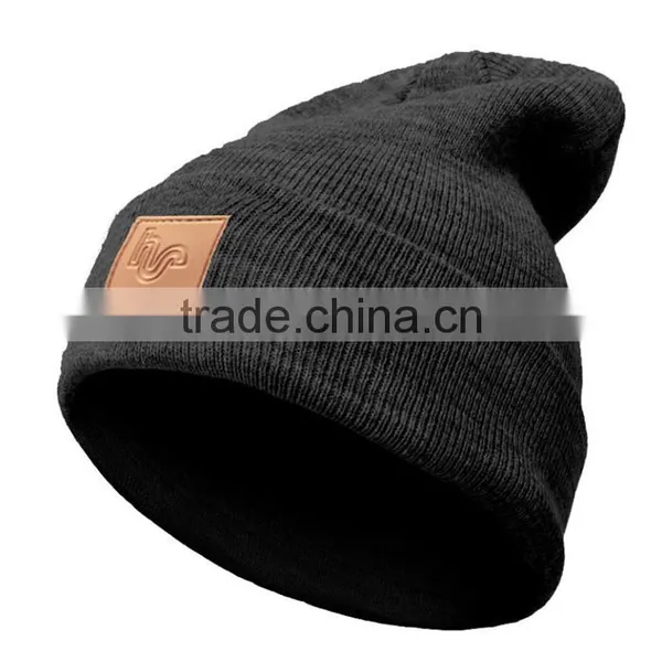 Cheap Hip Hop Floppy Mens Knitted Beanie Slouch Hat photo-3