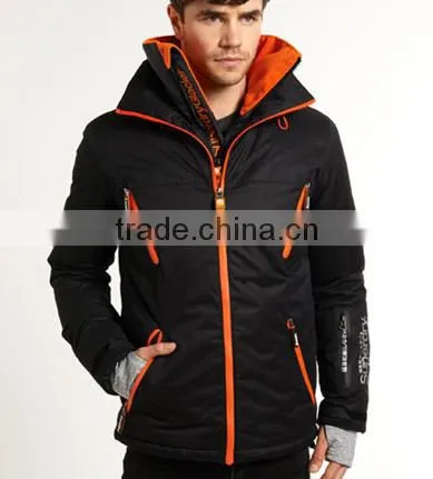 2015 Men Ski Jacket With Detach Hood and Snowcatcher (SIMI1501) photo-2
