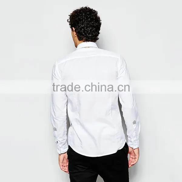Men Oxford Shirt Designs 100 Polyester Mens Dress Shirts photo-2