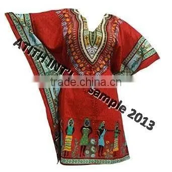100% Viscose Print Medium VNeck Kaftan photo-2