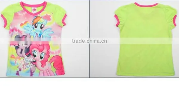 Summer 2pcs Kids Yellow Green Color Pajamas,sleepwear photo-3