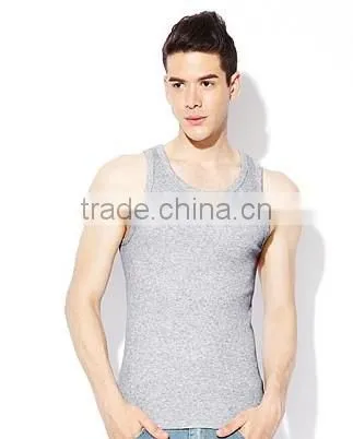 Custom Cheap Men Cotton Vest photo-4