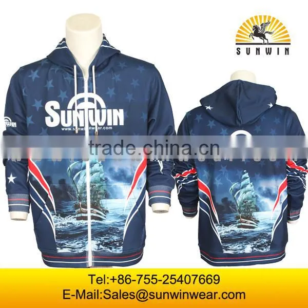 2017 Cheap Wholesale Mens Custom Sublimation Printed Hoodies photo-2