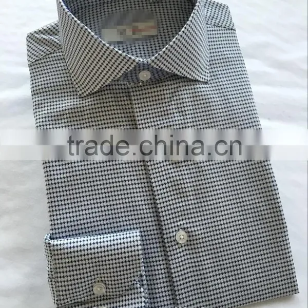 2017 Spring New Cutaway Collar Floral Casual Shirts photo-5
