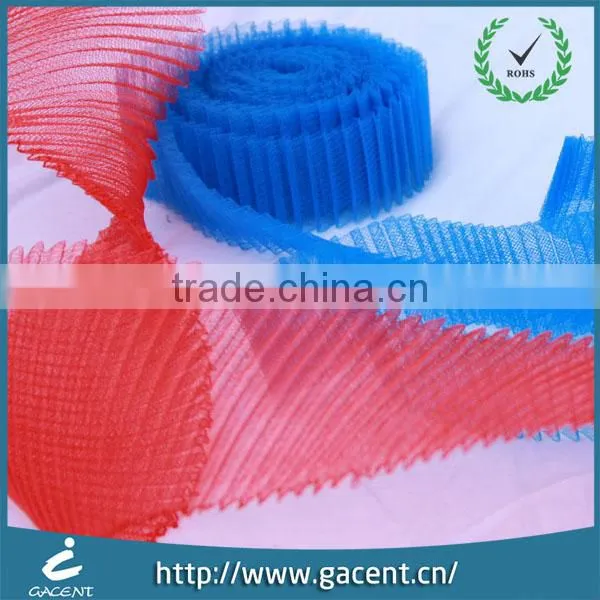 35 Colors Pleated Crinoline Hat Trim Crin Horsehair Braid for Fascinators photo-3