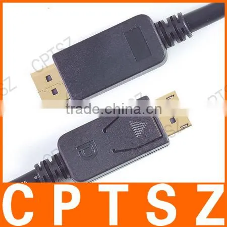 10 m Cable HD Line of High-end 24K Gold Plated Head DP Male to Male Line photo-2
