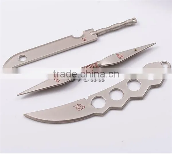 Naruto Ninja Weapons Set of 7pcs Naruto Costume Cosplay Accessory Naruto Keychain photo-4