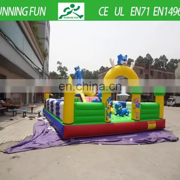 Large Inflatable Fun City Amusement Park