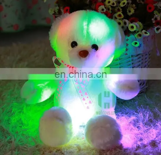 HI CE Valentine Plush Teddy Bear With Light for Sale,sweet Valentine's Day Gift photo-3