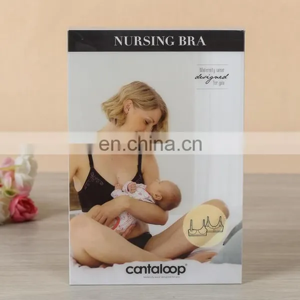 High Quality Customized Printing PP Transparent Plastic Box,PVC Folding Plastic Packaging Box for Women Bra photo-2