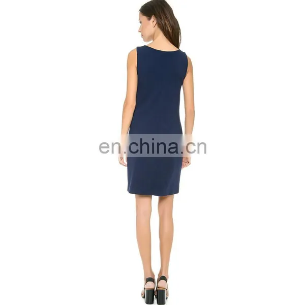 Hot Sale Ladies Satin Sleeveless Latest Formal Dress Patterns photo-4