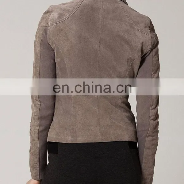 Leather Garment Manufacturer Fashion Ladies Wholesale Custom Leather Garment