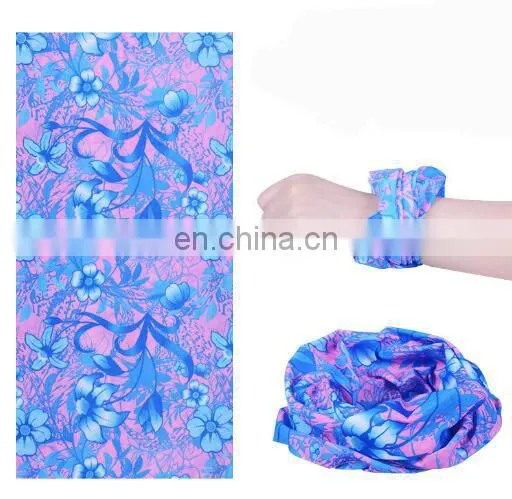 Fashion Cotton Digital Printing Custom Design Printed Multifunctional Bandana photo-5