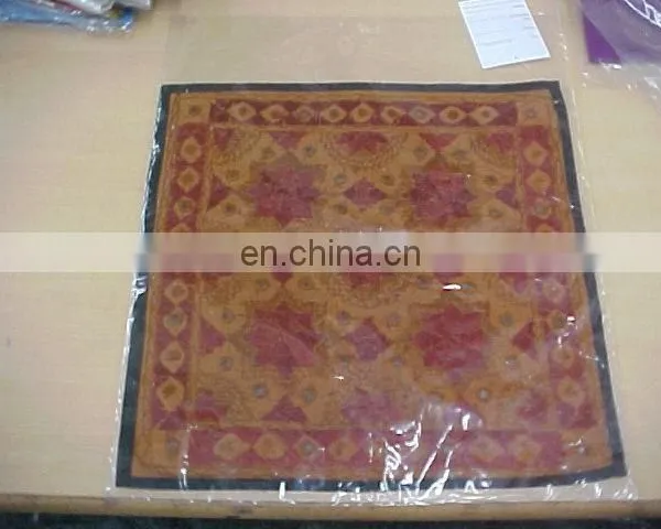 Silk Cushion Cover,Sari Patchwork Cushion Cover photo-5