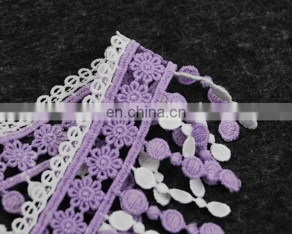 New Fancy Embroidery Polyester Lace Trim Lollipop Lace Fringe Trim for Garment photo-4