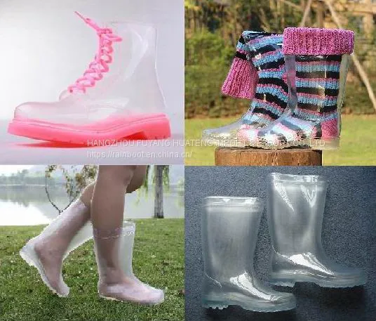 Children Transparent Rain Boot,Kid Transparent Boots,Woman Transparent Rain Boots,Ladies Transparent Boot,Child Transparent Boots photo-4