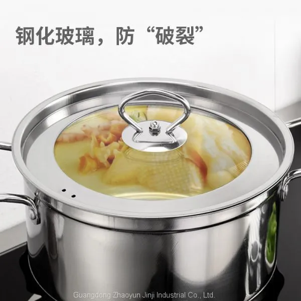Stainless Steel Pot Set Soup Pot Milk Pot Integrated Cooking Pot Multi-function photo-5