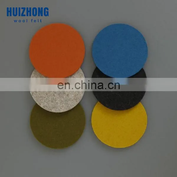 Wool Felt Coasters 100% Felt Die Cutting 5mm Thickness Tea Cup Round Coaster photo-5
