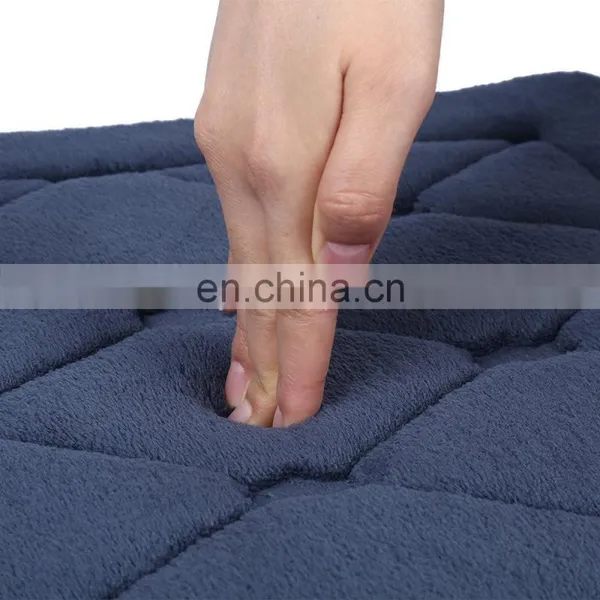 Bathroom Mats Non Slip Bath Floor Mats Water Absorbent Coral Fleece Surface Fast Dry Soft Comfortable Stylish Bathroom Rugs photo-6