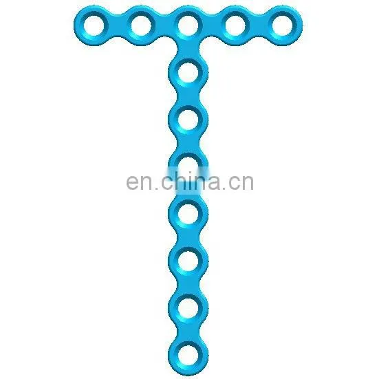 Factory Supply Mini Titanium Plate T-shaped Maxillofacial Plate photo-2