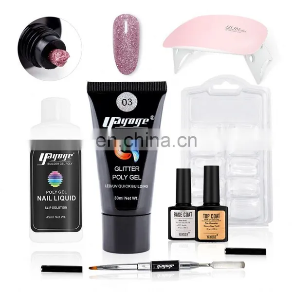 The Nail & Beauty Room Overseas Warehouse Poly Gel Set 4 Colors Starter Builder photo-2