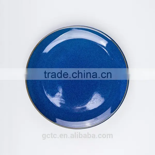 16pcs Dinnerware Set With Blue Reactive Glaze photo-4
