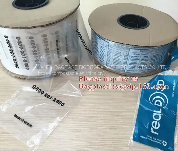 Pre-opened Auto Plastic Bag on Roll Custom Poly Print Packaging Auto Bag,Pre-Opened Auto Fill Bags on Rolls Bagplastics
