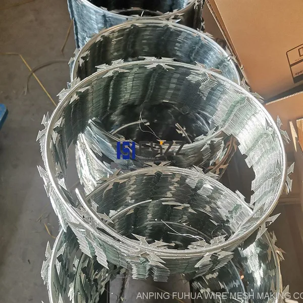 Concertina Barbed Razor Tape Wire Cbt-60 Type 45cm Diameter High Galvanized Steel photo-4