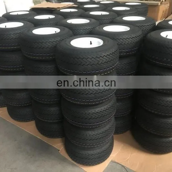 Golf Cart Tire With Rim Ready to Ship 18-8.5-8 20.5*8-10 225/55B12 205/50-10 photo-3
