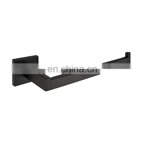 LIRLEE OEM Wall Mounted Long Toilet Paper Holder Black