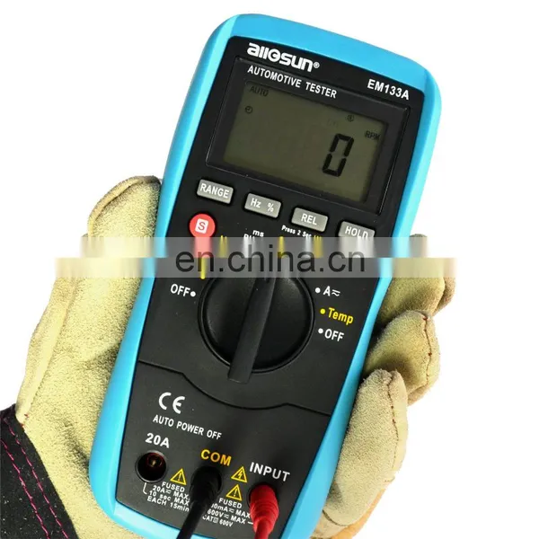 Allsun EM133A Digital Automotive Multimeter Autorange ACA/DCA Max.20A Electrical Instruments photo-4