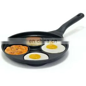 Cast Iron Kitchen 3-Cup Frying Egg Pan Multifunctional Breakfast Fryer Skillet Fryer Mold Cooking Pan Cookware photo-3