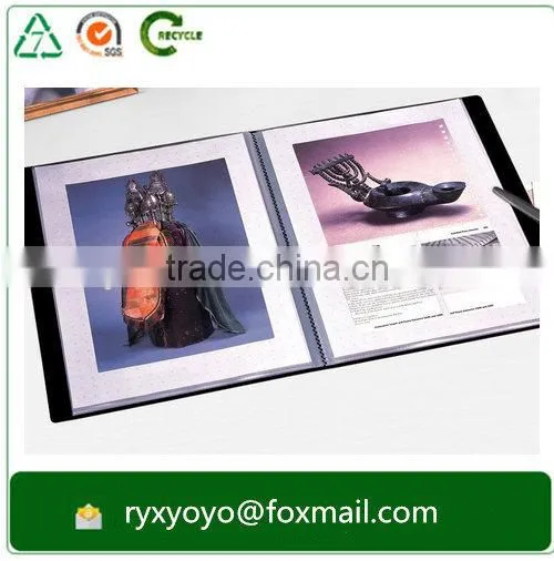 High Quality Factory Multi-pockets Refillable a4 Clear pp Plastic Display Book photo-4