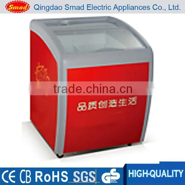 Supermarket 600L Glass Door Chest Freezer With Lock photo-4