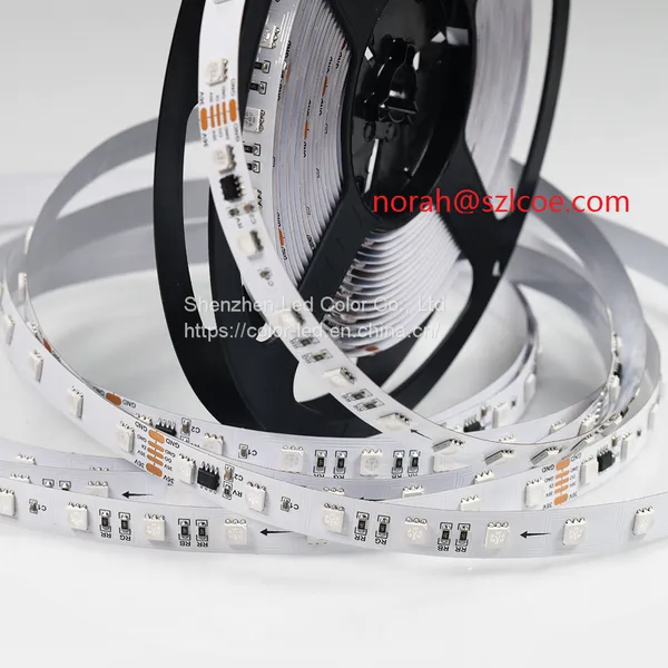Dream Color Changeable DC36V LC8806S 30m Addressable Led Digital Led Strip Light photo-3