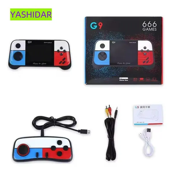 Portable G9 Handheld Game Consoles 8 Bit Classic Retro Games Av Out Video Gaming Player Support 2 Players photo-4