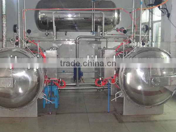 2+1 Stainless Steel Full-automatic Hot Water Circulating Immersion Food Sterilizer Machine photo-4
