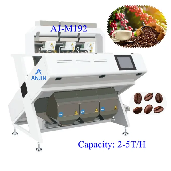 Automatic Coffee Bean Color Sorting Machine Bean Color Sorter