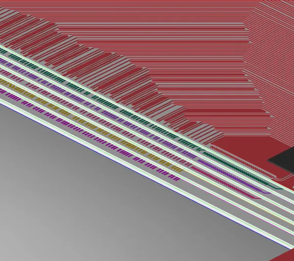16 Schichten, 3. Ordnung Hochfrequenz-Mischspannung, 6-Schritt-PCB. Mehrschichtiges Hochfrequenz-Hochgeschwindigkeitsmaterial-PCB