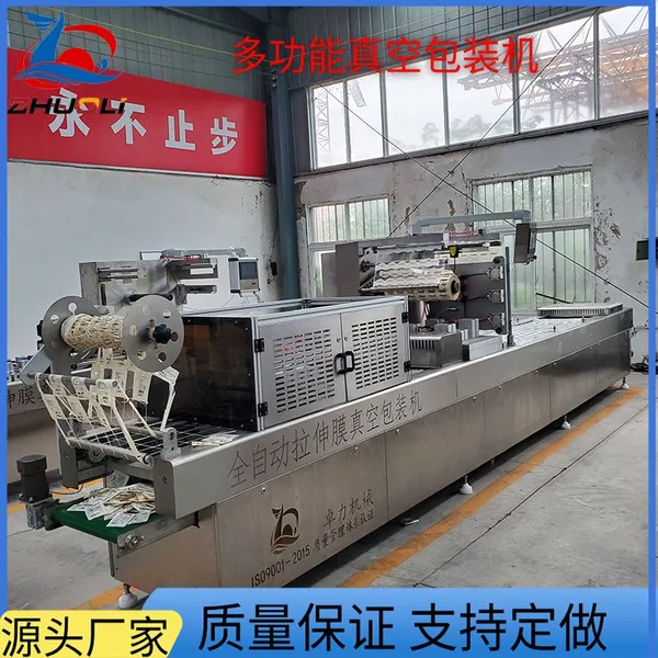 Automatic Fish Block Stretch Film Vacuum Packaging Machine Seafood Vacuum Sealing Machine photo-4