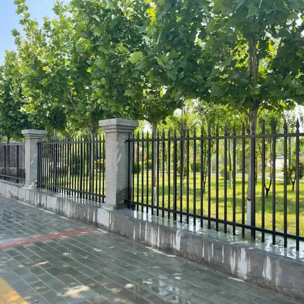 Heavy Duty Wrought Iron Fence Outdoor Villa Garden Ornamental Fence photo-5