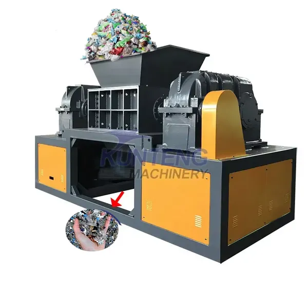 Máquina de reciclaje de residuos comerciales. Equipamiento de triturado de anillos de aluminio. Triturador de metales de desecho EPC