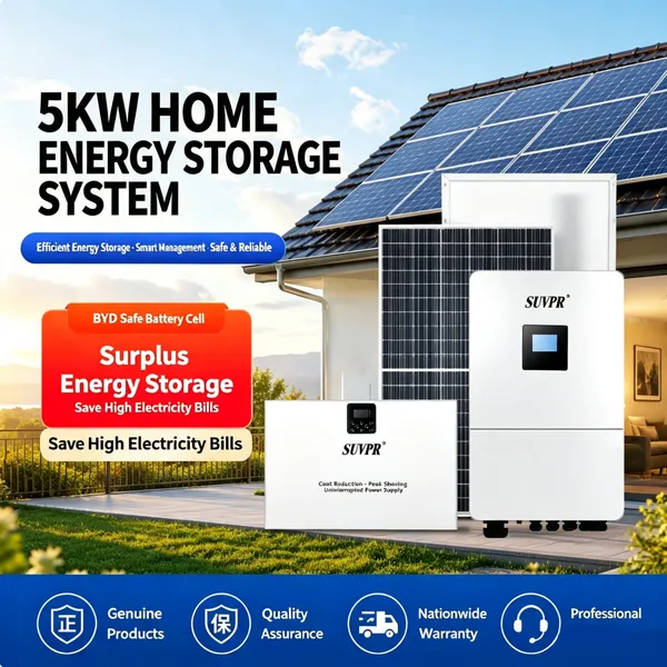5kWh Wall‑Mounted Home Energy Storage System Lithium Iron Phosphate Battery