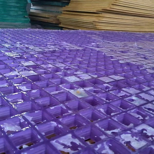 Chemical Proof FRP Grating for Effluent Channel Cover - Corrosion Resistant Industrial photo-2