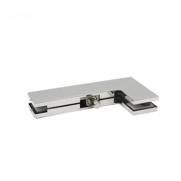 Lockable Stainless Steel Patch Fitting for Glass Doors photo-3