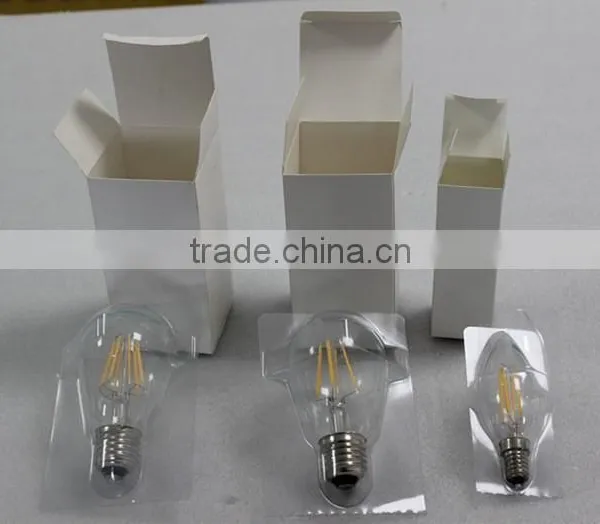 Hot!!! TUV CE ROHS 4W 360degree 400lm Clear Glass A60 E27 Led Bulb Smd Filament Bulb photo-4