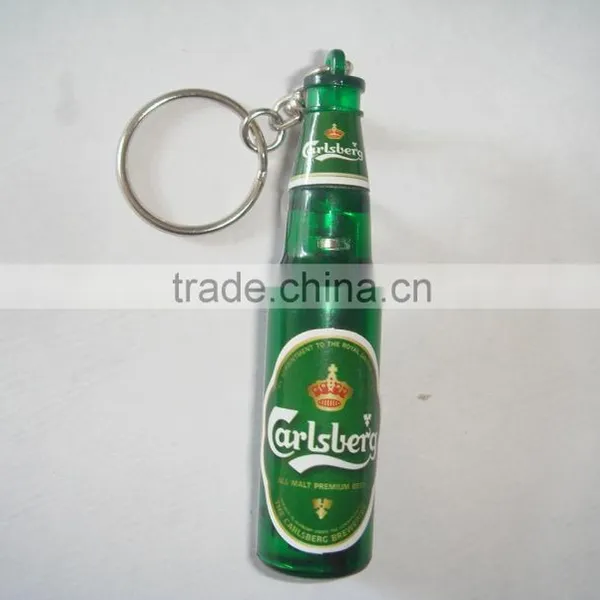 All Shapes Plastic Led Customed Design Logo and Projector Your Own Logo KeychainTorch Led Light Keyring to Your Friend photo-4