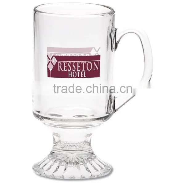 10oz Glass Mug With Stem